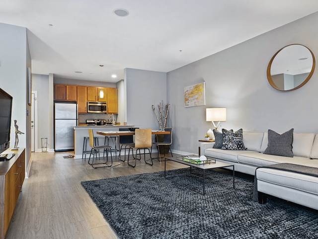Studio apartment at Axis Admiral's Hill Apartments in Chelsea, MA